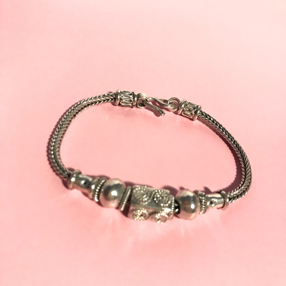 Silver bracelet